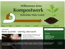 Tablet Screenshot of kompostwerk-online.de